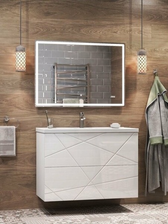 Зеркало с подсветкой (100x70) Vigo Geometry Luxe z.GEO.100.Luxe